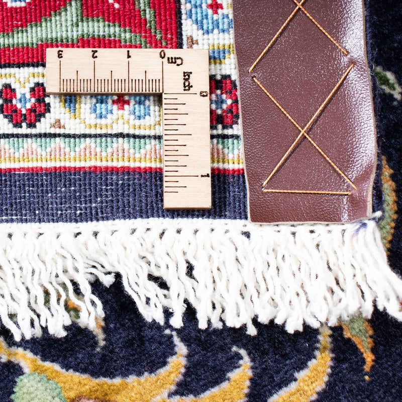 Persisk matta - Ghom - 204 x 135 cm - mörkblå