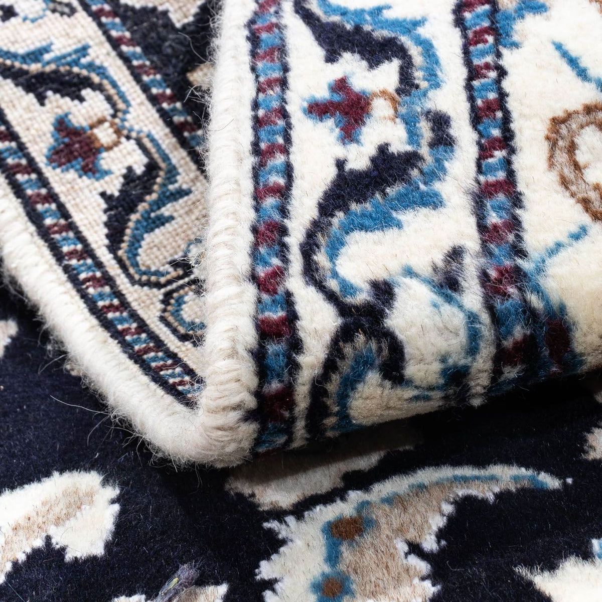 Persisk matta - Nain - 134 x 69 cm - mörkblå