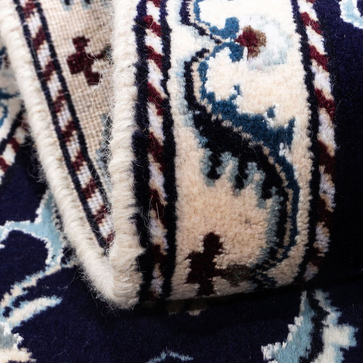 Persisk matta - Nain - 135 x 66 cm - mörkblå