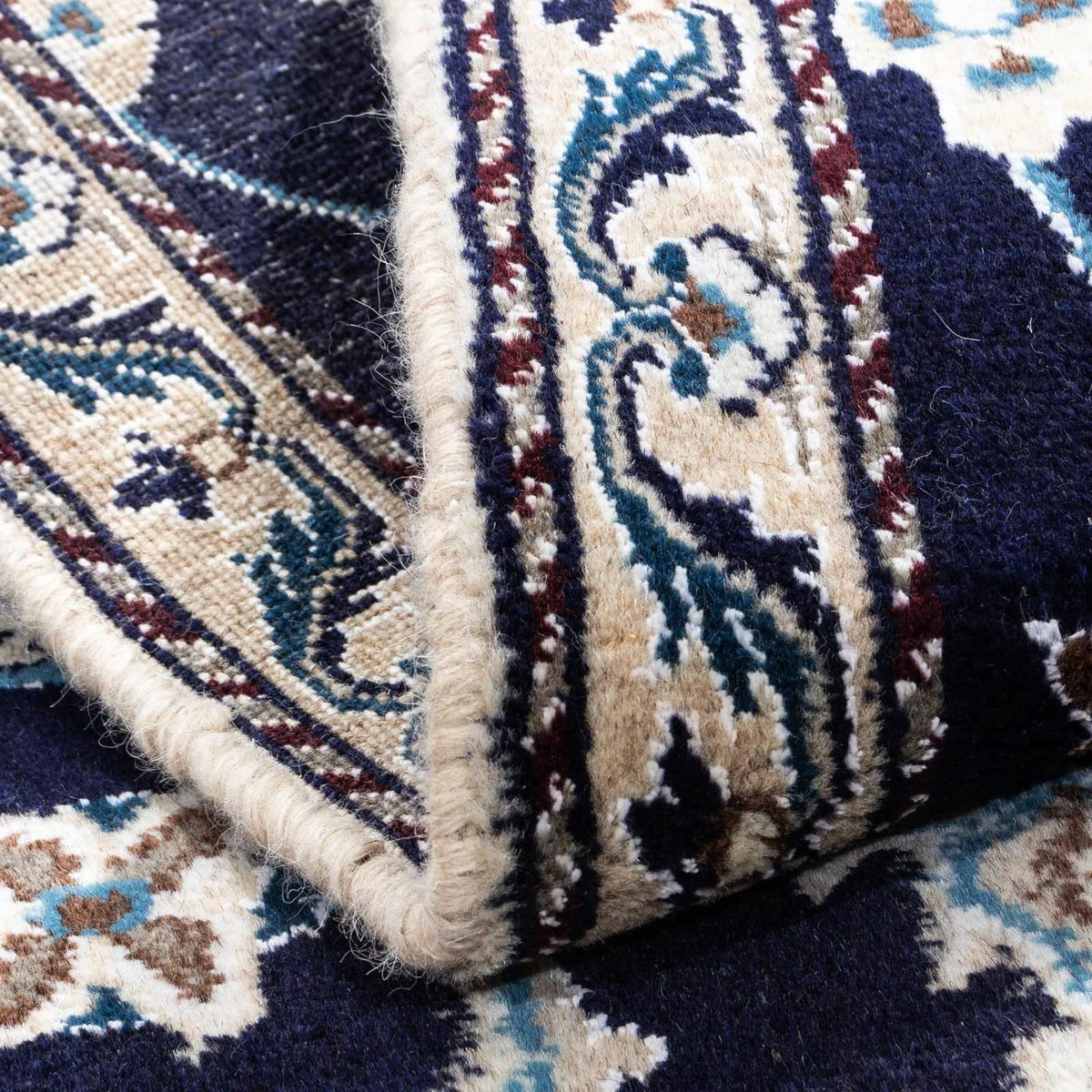 Persisk matta - Nain - 138 x 68 cm - mörkblå