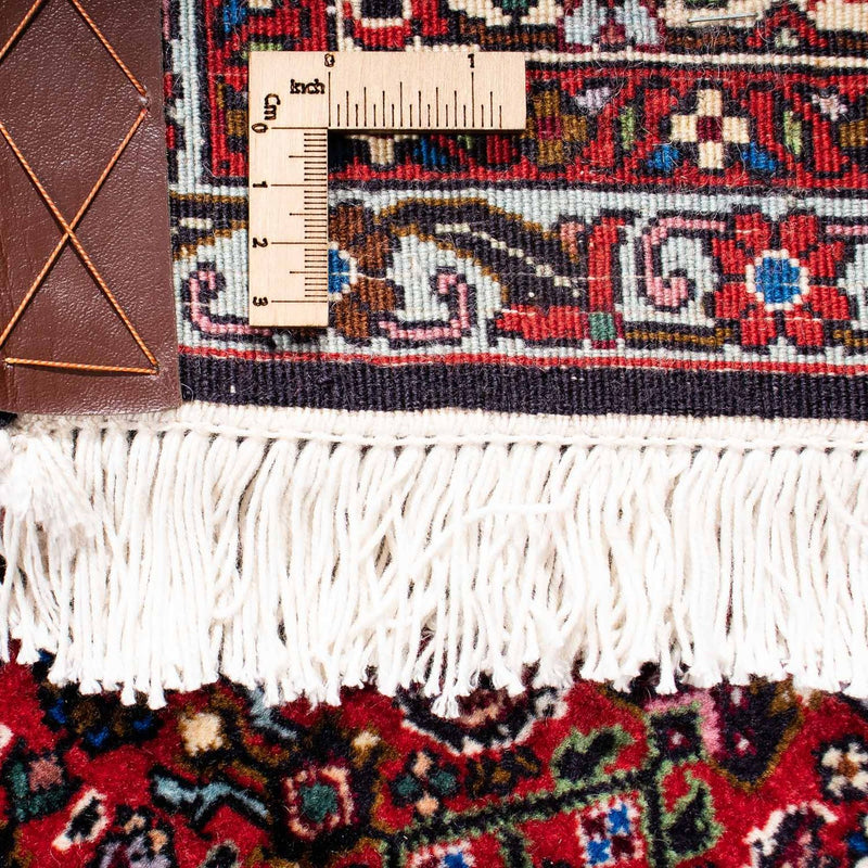 Persisk matta - Bijar - 257 x 173 cm - mörkröd