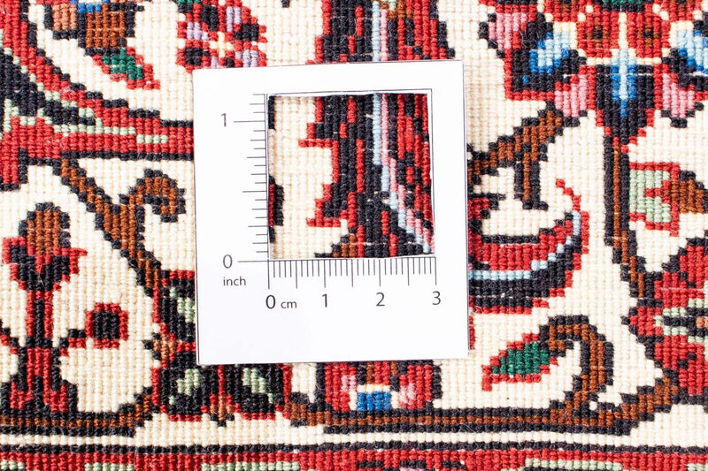 Persisk matta - Bijar - 350 x 251 cm - mörkröd