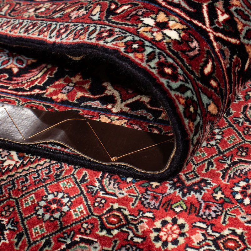 Persisk matta - Bijar - 298 x 200 cm - mörkröd