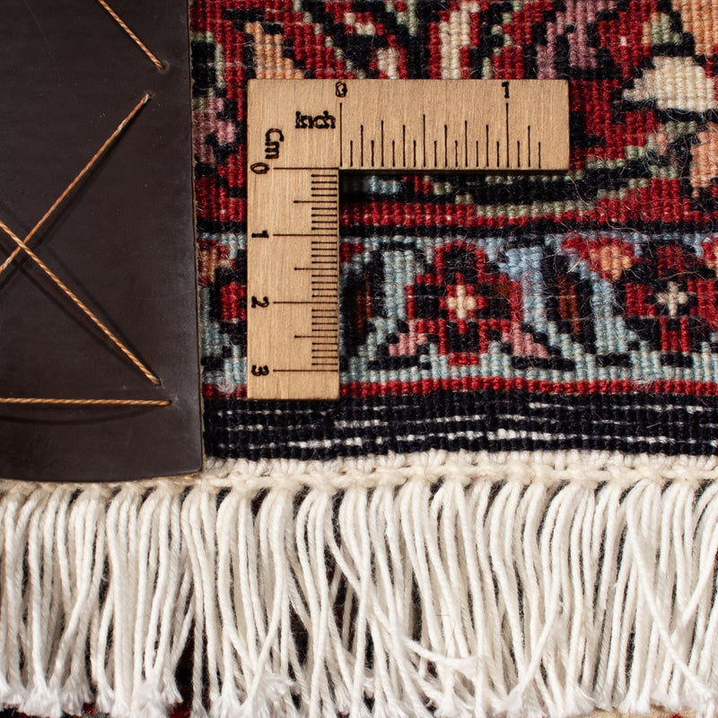 Persisk matta - Bijar - 298 x 200 cm - mörkröd