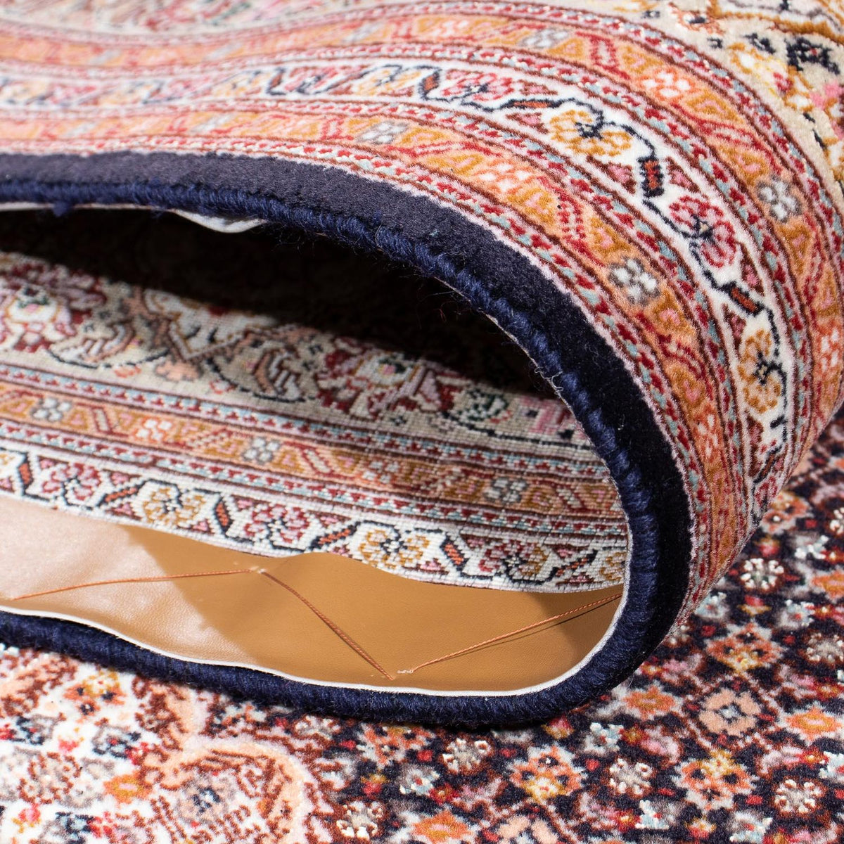 Persisk matta - Tabriz - 298 x 196 cm - mörkblå