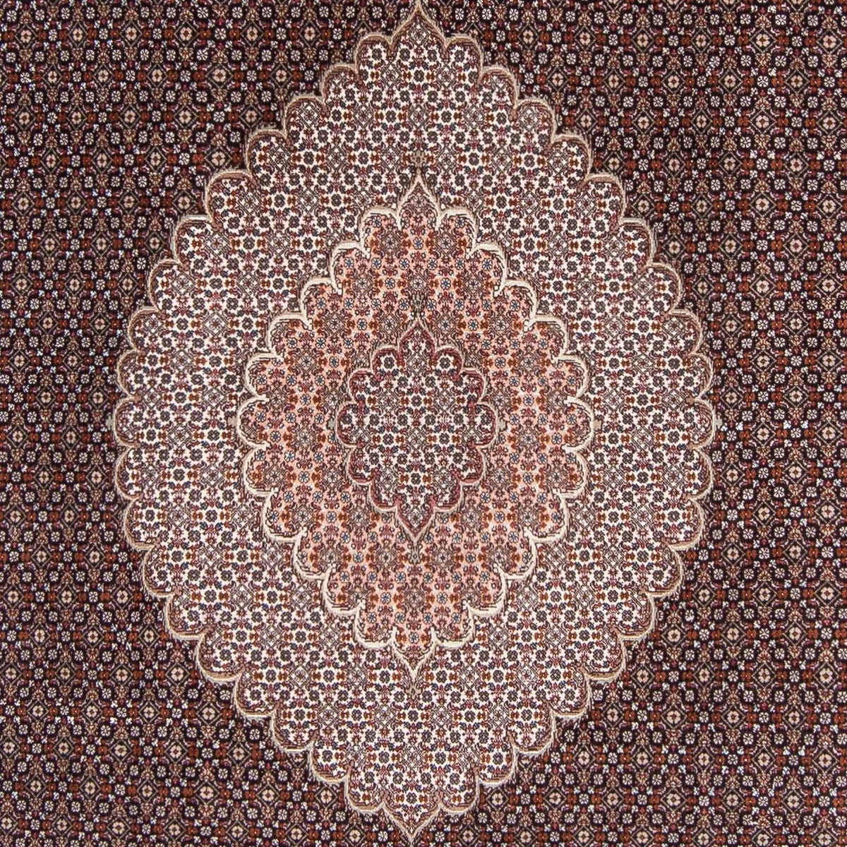 Persisk matta - Tabriz - 308 x 200 cm - mörkblå