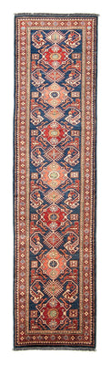 Runner Ziegler Carpet - Kazak - 298 x 78 cm - blå