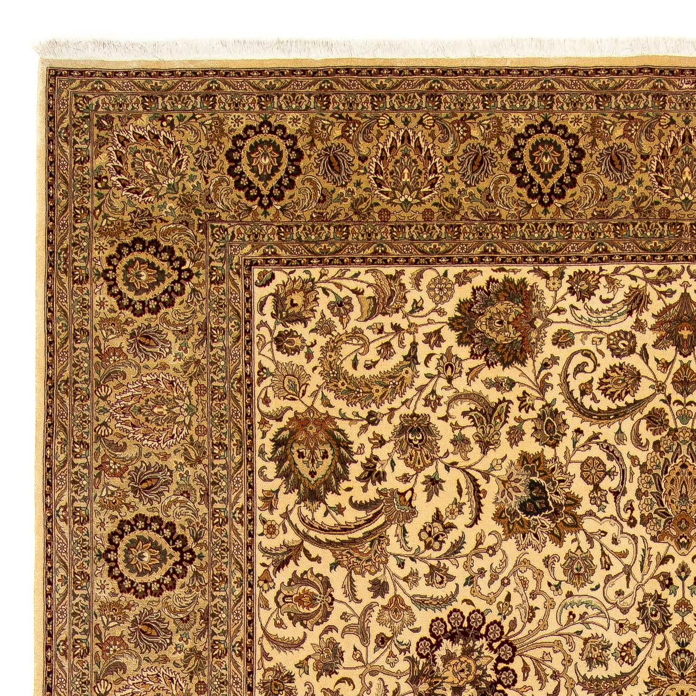 Vintage matta - 433 x 306 cm - ljusbrun