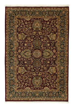 Sidenmatta - Hereke Silk - Premium - 187 x 125 cm - röd