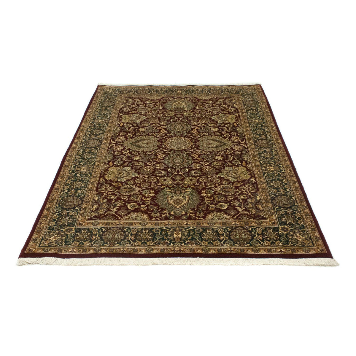 Sidenmatta - Hereke Silk - Premium - 187 x 125 cm - röd