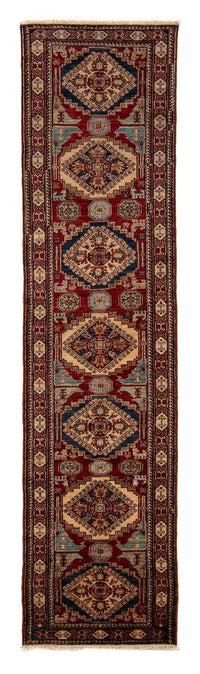 Runner Ziegler Carpet - Kazak - 302 x 77 cm - mörkröd