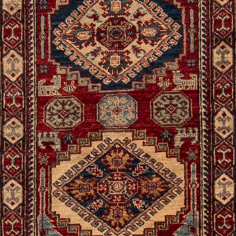 Runner Ziegler Carpet - Kazak - 302 x 77 cm - mörkröd