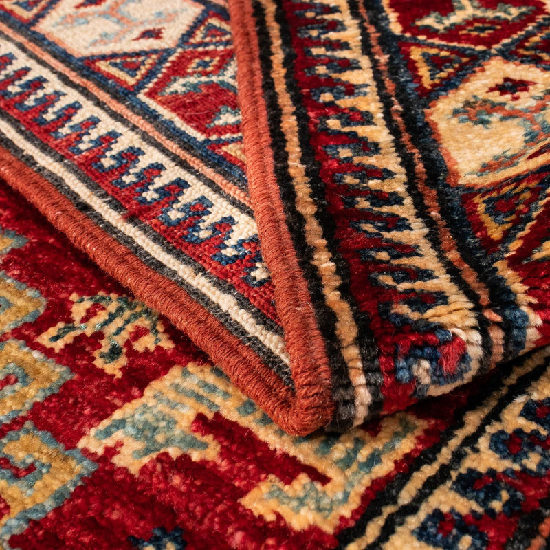 Runner Ziegler Carpet - Kazak - 302 x 77 cm - mörkröd
