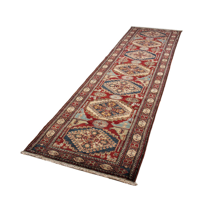Runner Ziegler Carpet - Kazak - 302 x 77 cm - mörkröd