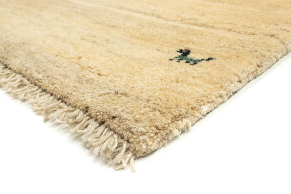 Runner Gabbeh-matta - persisk - 277 x 93 cm - beige