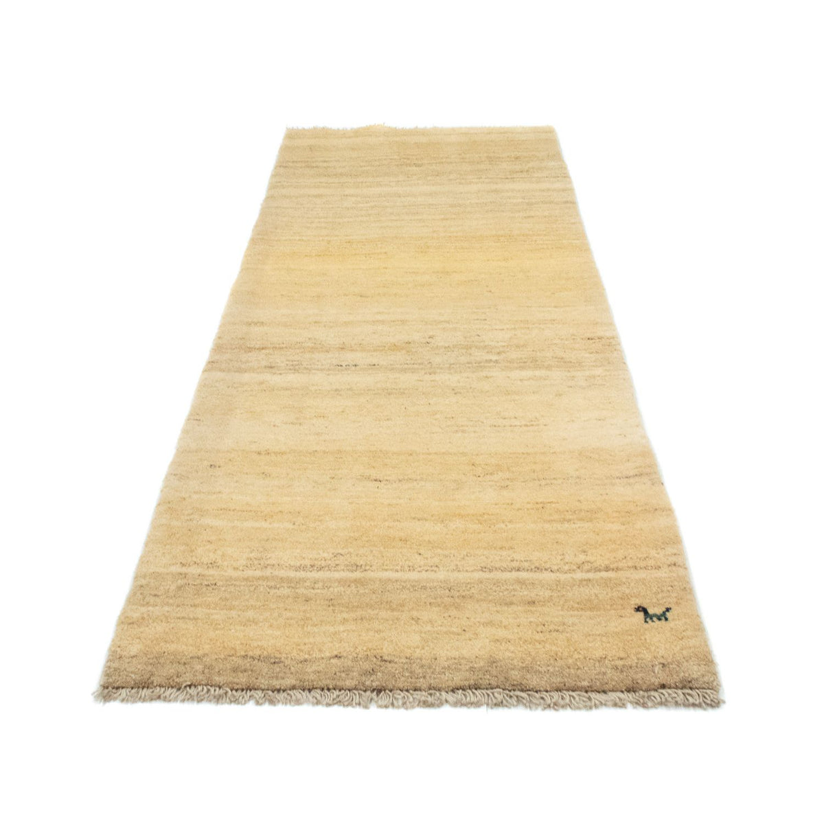 Runner Gabbeh-matta - persisk - 277 x 93 cm - beige