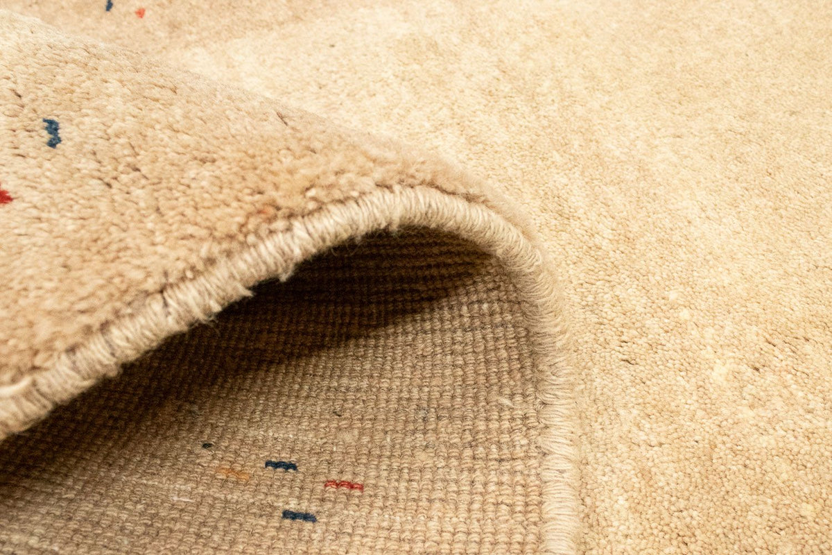 Runner Gabbeh-matta - persisk - 298 x 88 cm - beige