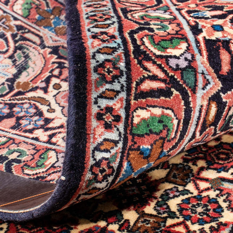 Persisk matta - Bijar - 348 x 252 cm - mörkröd