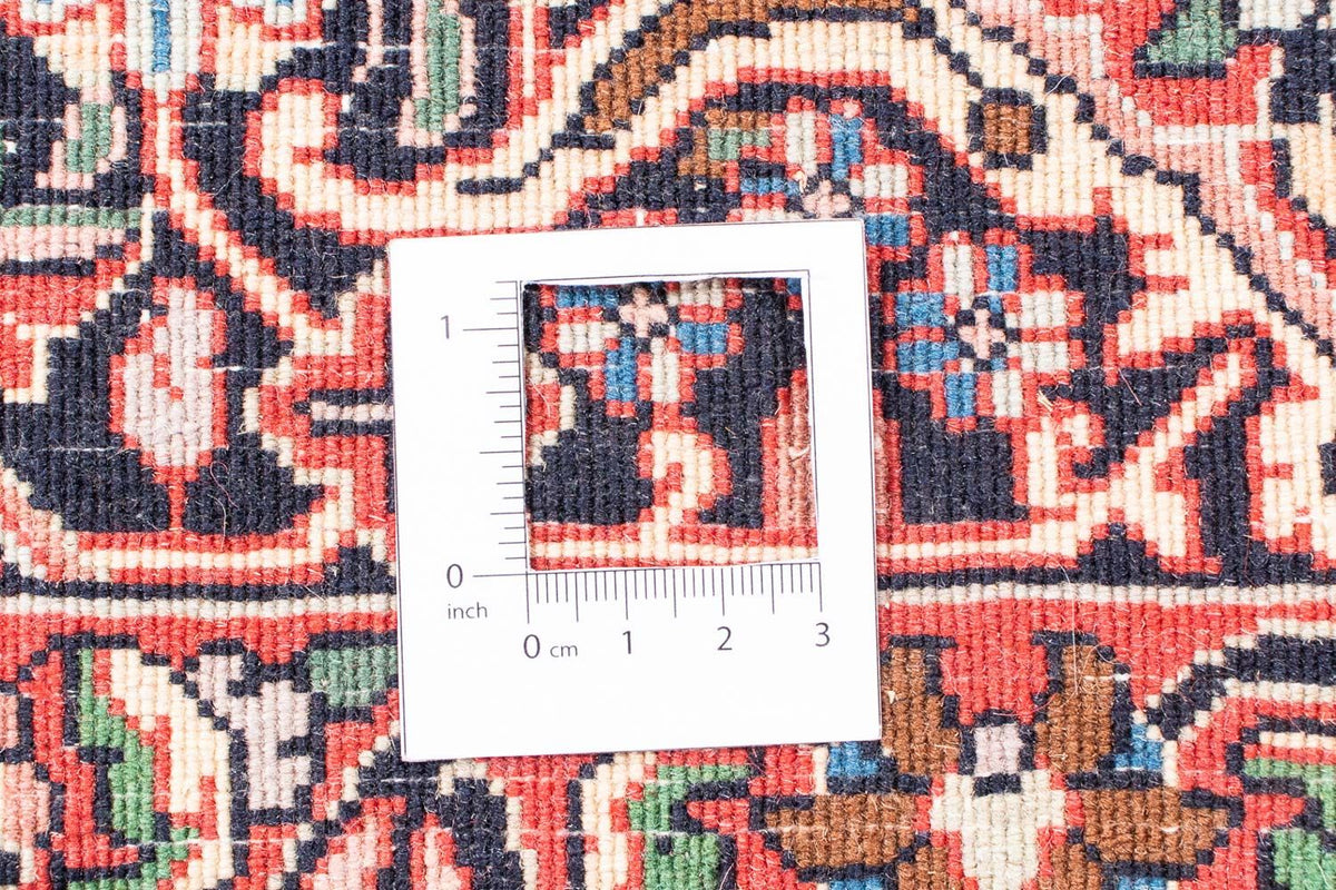 Persisk matta - Bijar - 348 x 252 cm - mörkröd