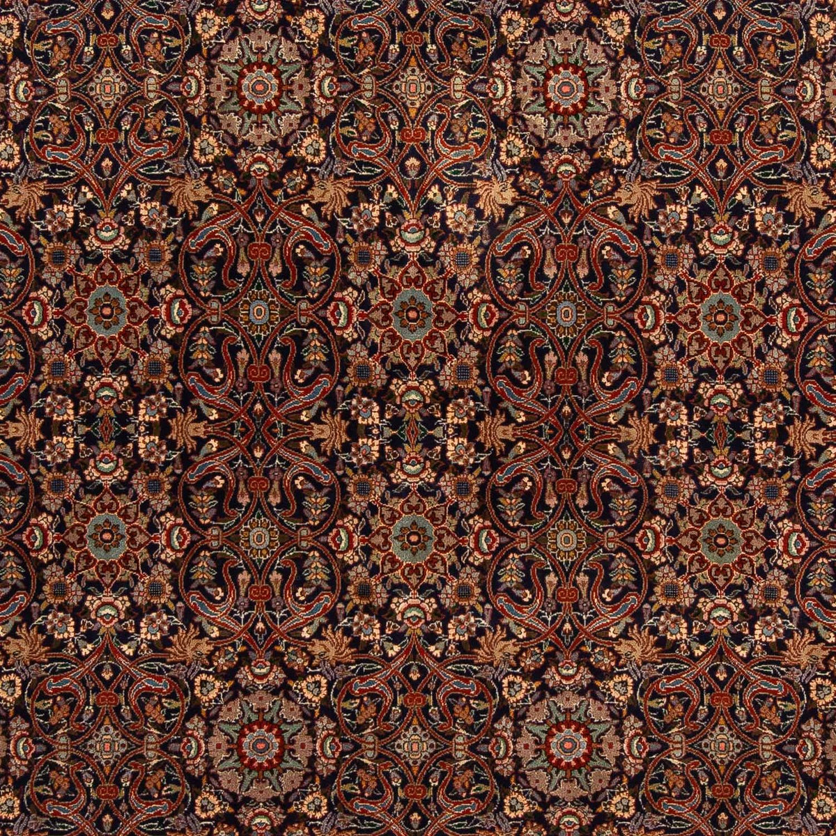 Persisk matta - Bijar kvadrat  - 205 x 200 cm - brun