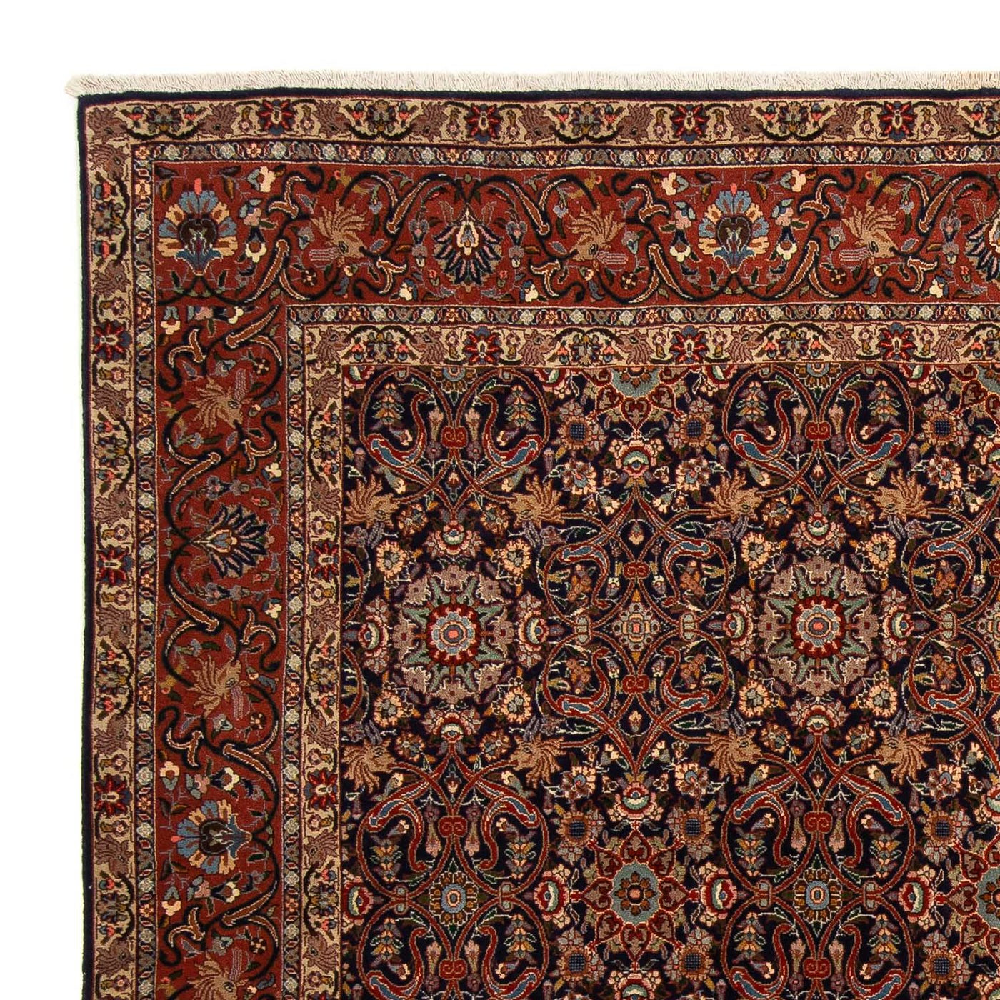 Persisk matta - Bijar kvadrat  - 205 x 200 cm - brun