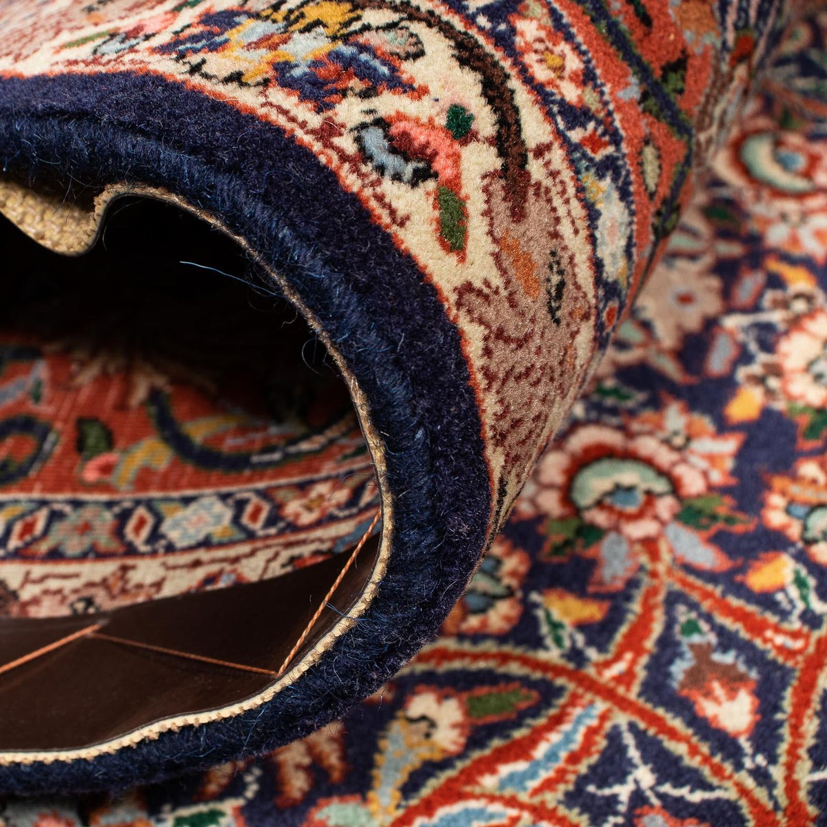 Persisk matta - Bijar kvadrat  - 205 x 200 cm - brun