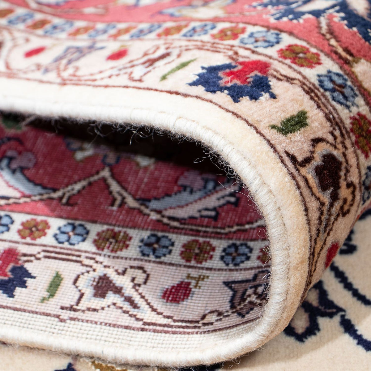 Persisk matta - Tabriz - Royal - 198 x 152 cm - beige