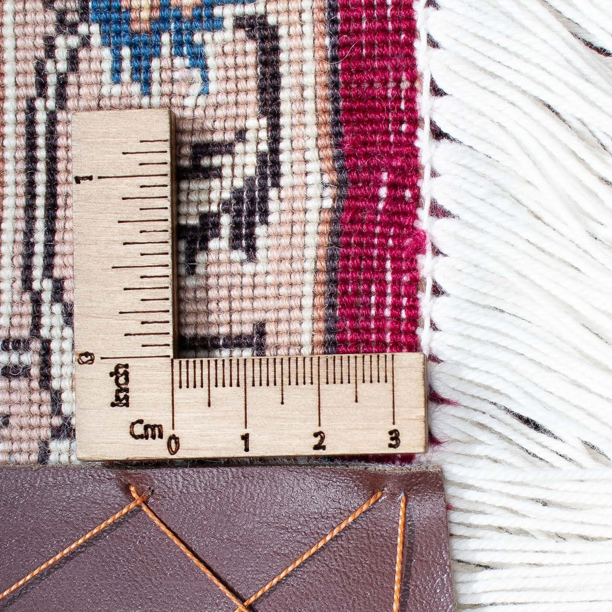 Persisk matta - Tabriz - Royal - 301 x 201 cm - mörkröd