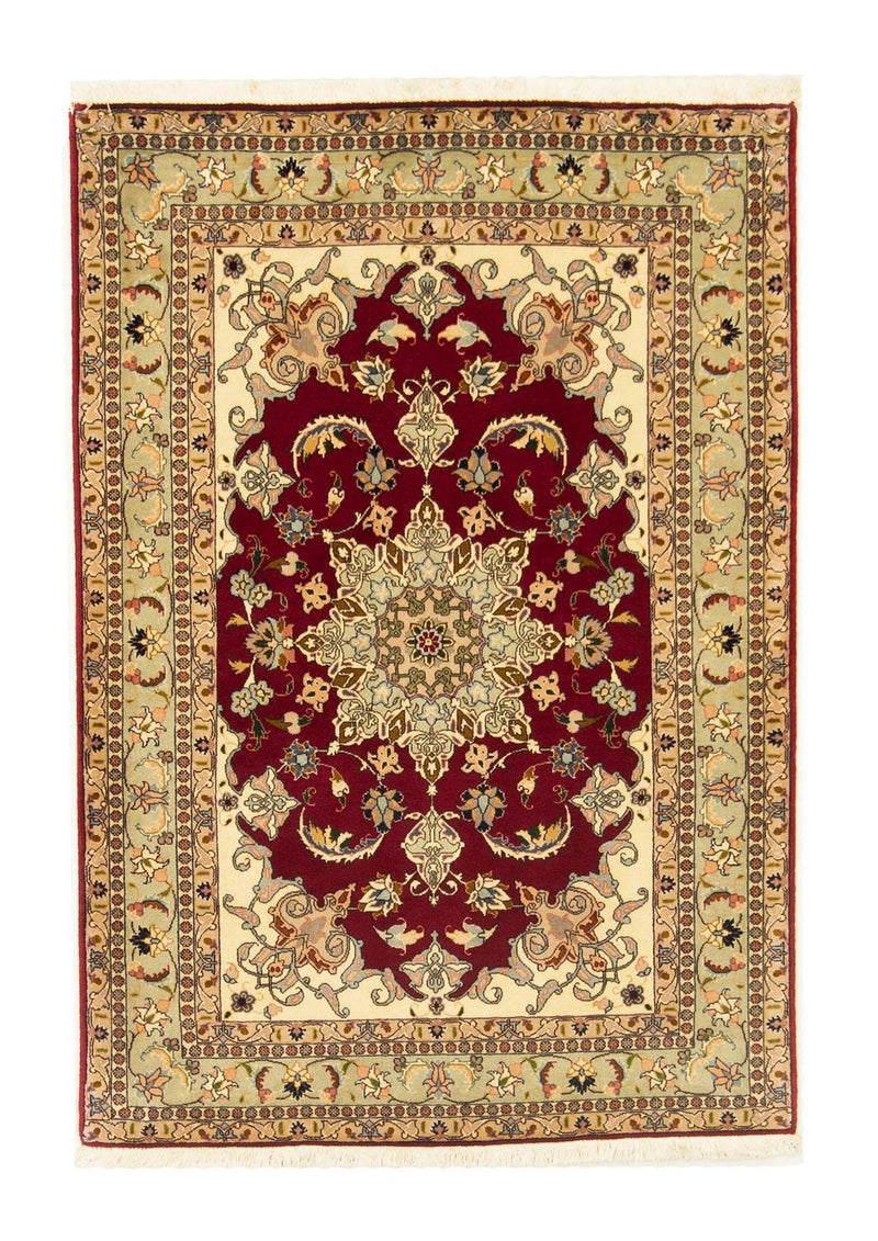 Persisk matta - Tabriz - Royal - 146 x 100 cm - röd
