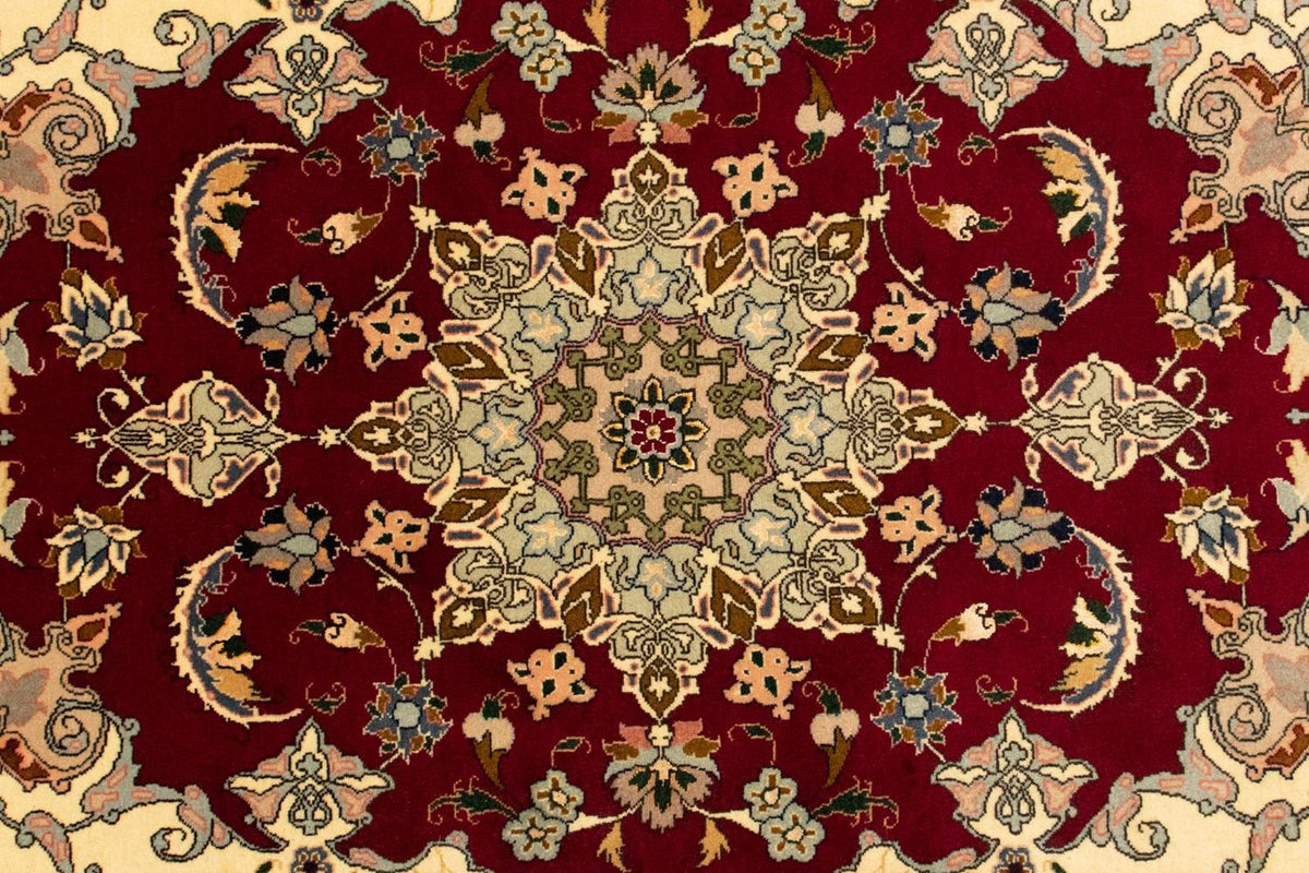 Persisk matta - Tabriz - Royal - 146 x 100 cm - röd