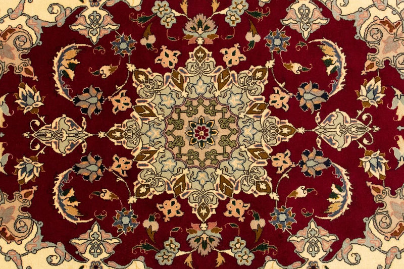 Persisk matta - Tabriz - Royal - 146 x 100 cm - röd