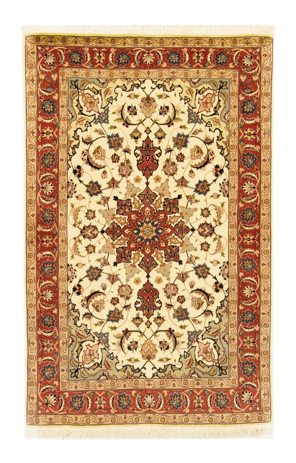 Persisk matta - Tabriz - Royal - 158 x 100 cm - beige