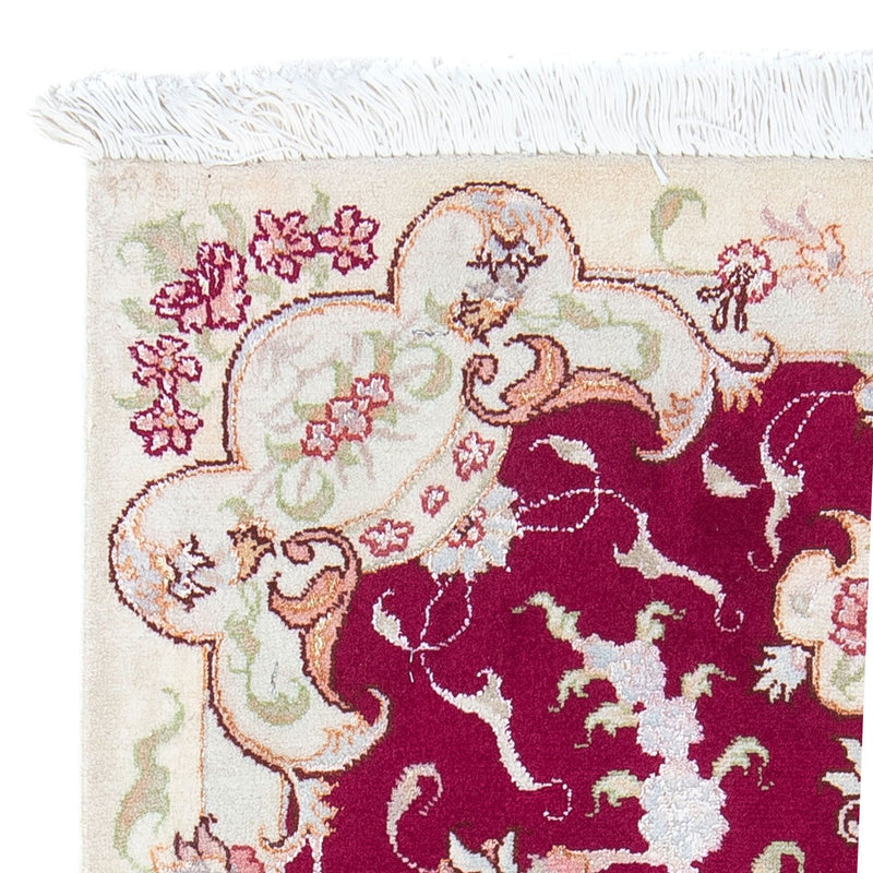 Persisk matta - Tabriz - Royal - 98 x 58 cm - mörkröd