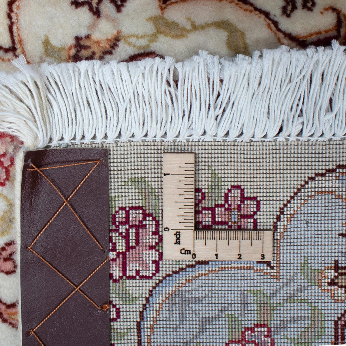 Persisk matta - Tabriz - Royal - 98 x 58 cm - mörkröd