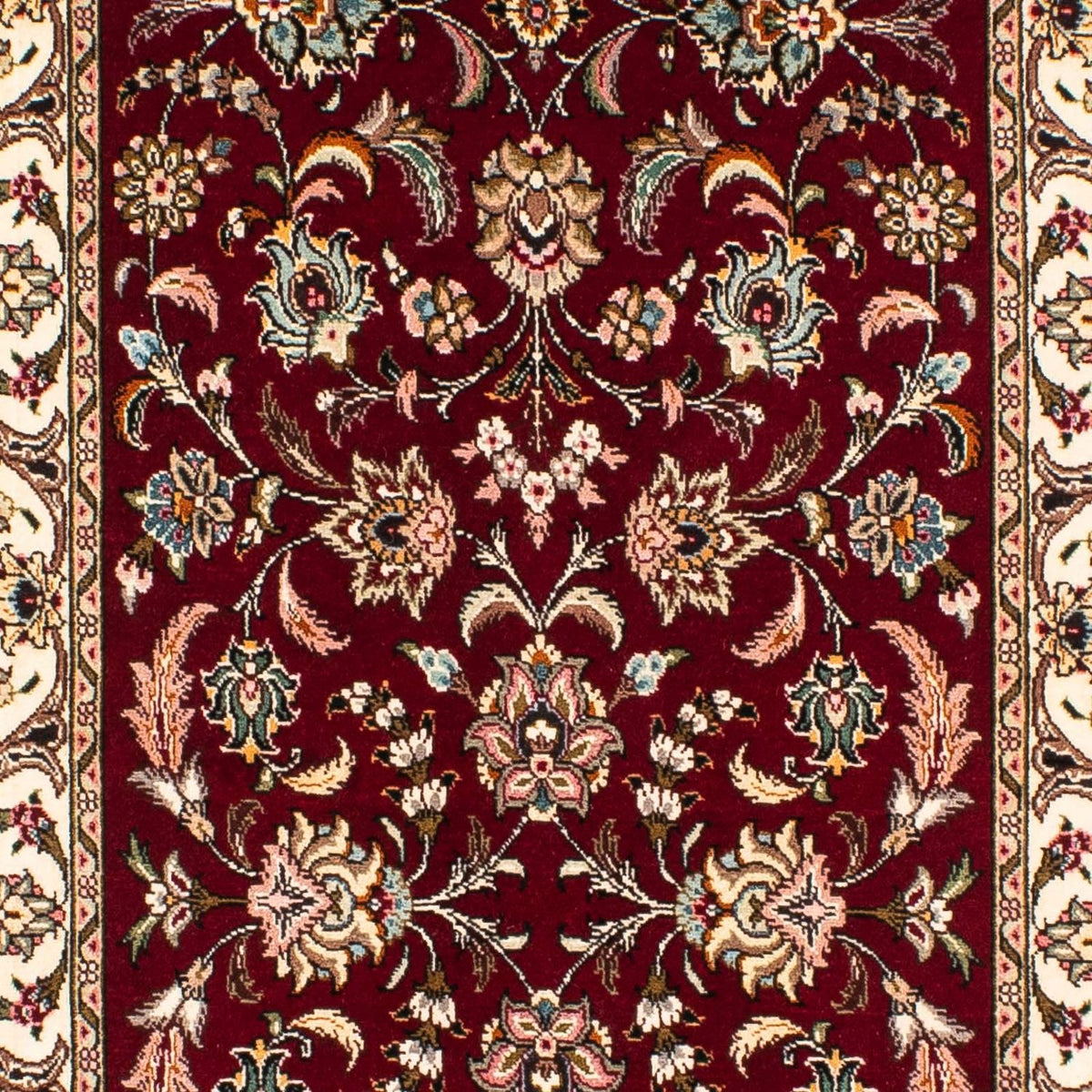 Runner Persisk matta - Tabriz - Royal - 295 x 77 cm - mörkröd
