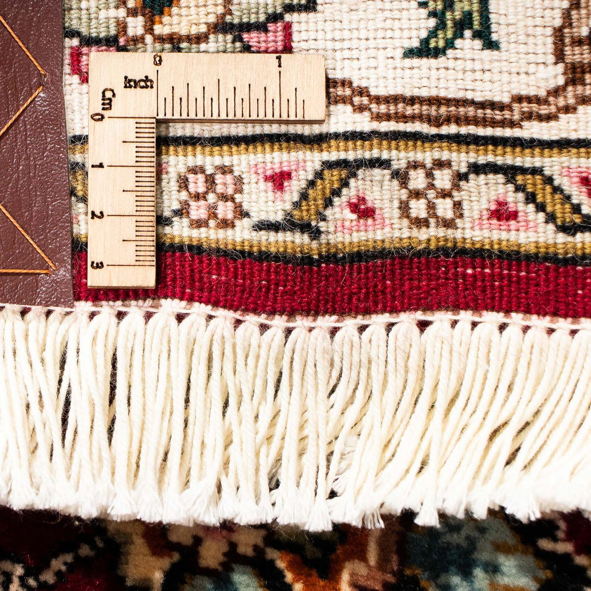 Runner Persisk matta - Tabriz - Royal - 295 x 77 cm - mörkröd