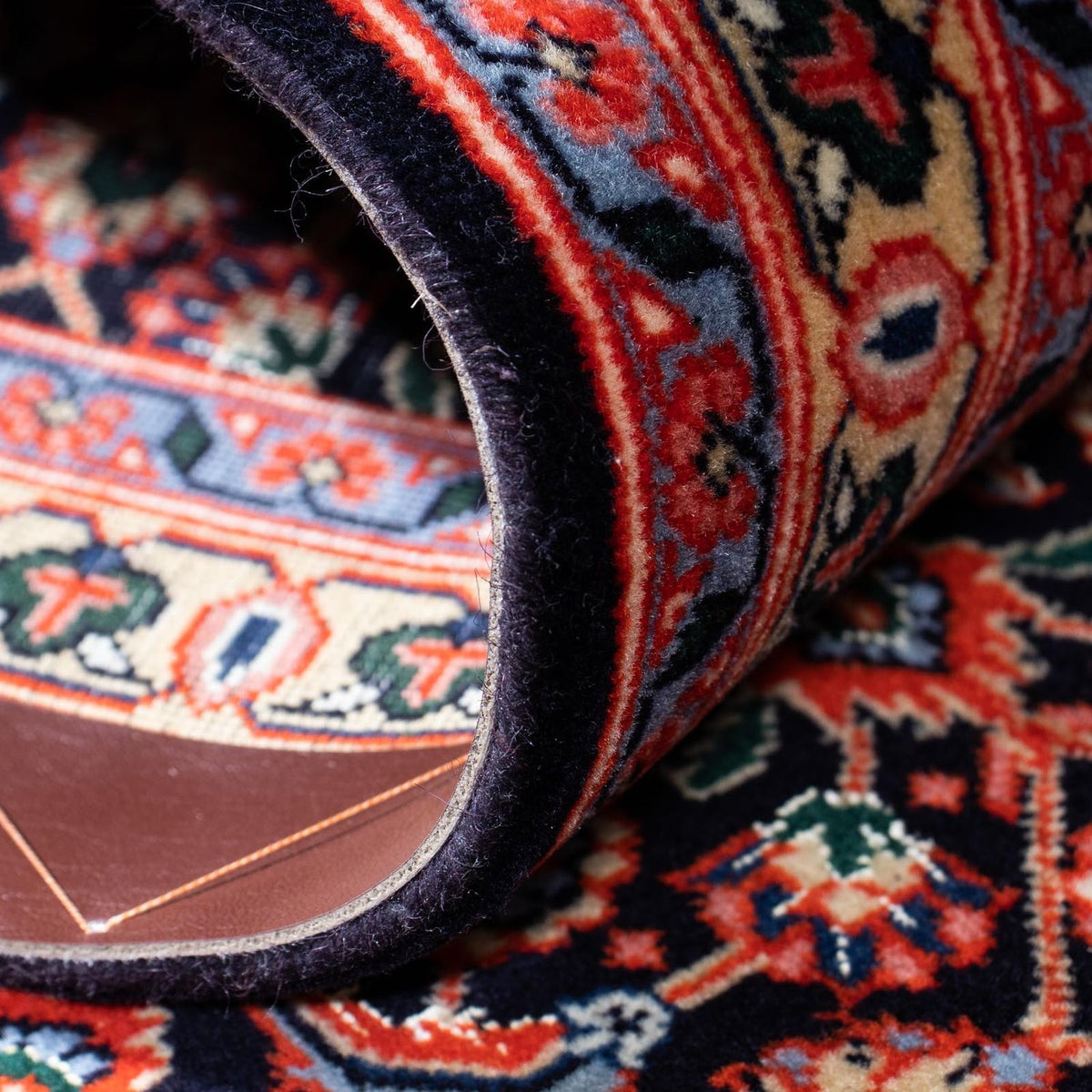 Runner Persisk matta - Tabriz - 201 x 64 cm - rost