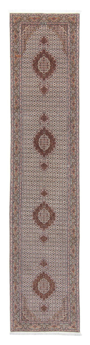 Runner Persisk matta - Tabriz - 402 x 82 cm - flerfärgad