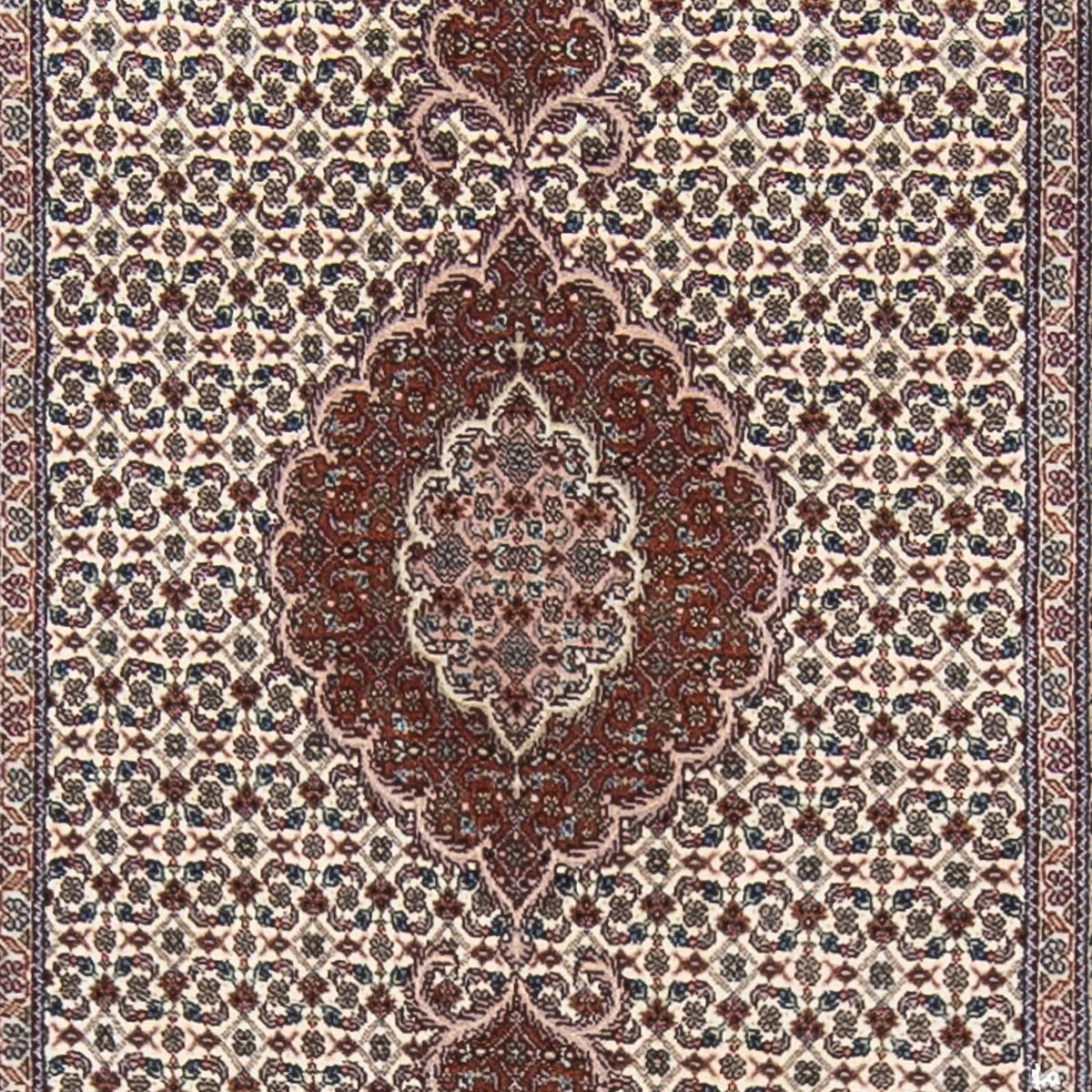 Runner Persisk matta - Tabriz - 402 x 82 cm - flerfärgad