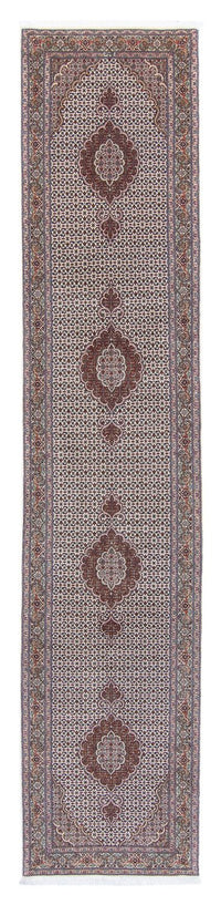 Runner Persisk matta - Tabriz - 401 x 84 cm - flerfärgad