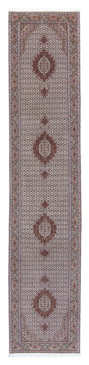 Runner Persisk matta - Tabriz - 401 x 84 cm - flerfärgad