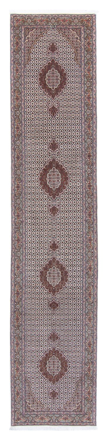 Runner Persisk matta - Tabriz - 401 x 84 cm - flerfärgad