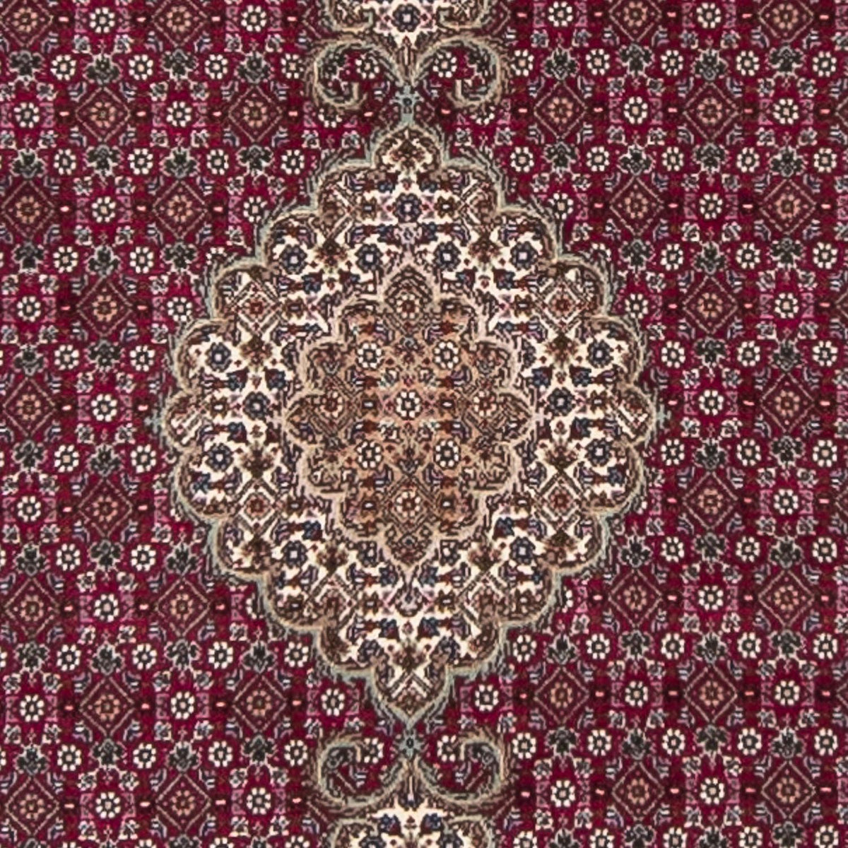 Runner Persisk matta - Tabriz - 344 x 80 cm - mörkröd