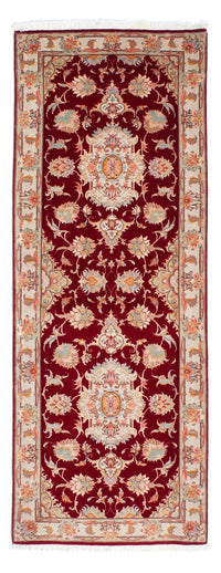 Runner Persisk matta - Tabriz - Royal - 208 x 80 cm - mörkröd