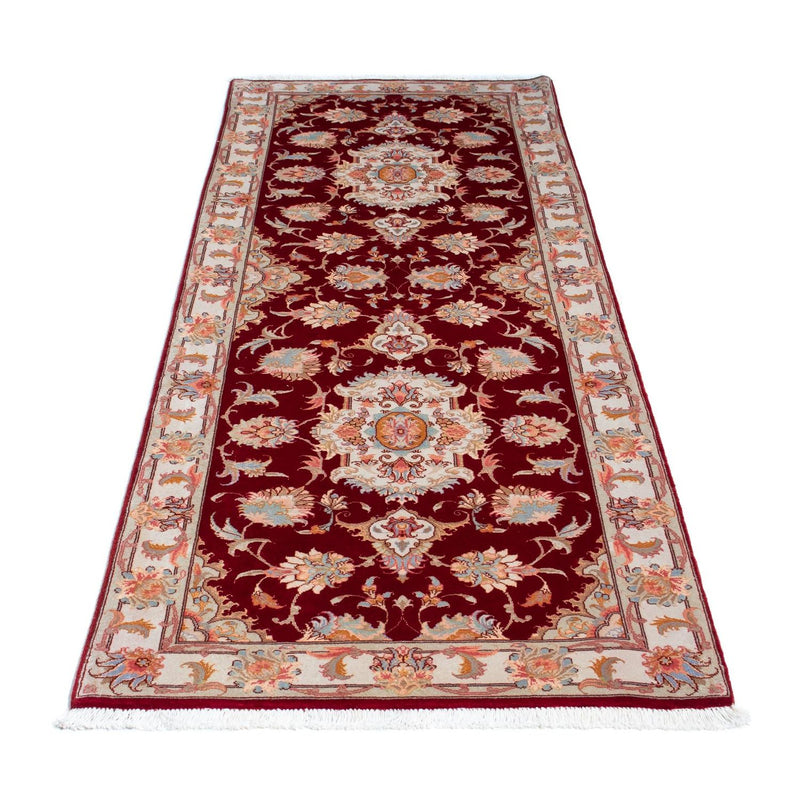 Runner Persisk matta - Tabriz - Royal - 208 x 80 cm - mörkröd