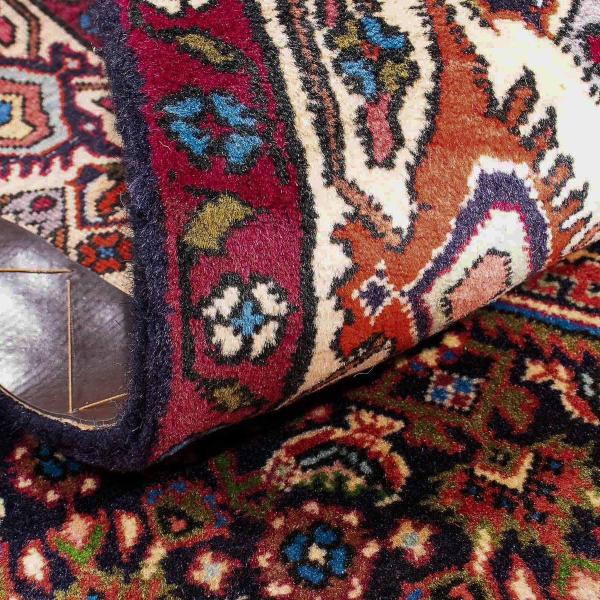 Persisk matta - Bijar - 190 x 108 cm - ljusröd