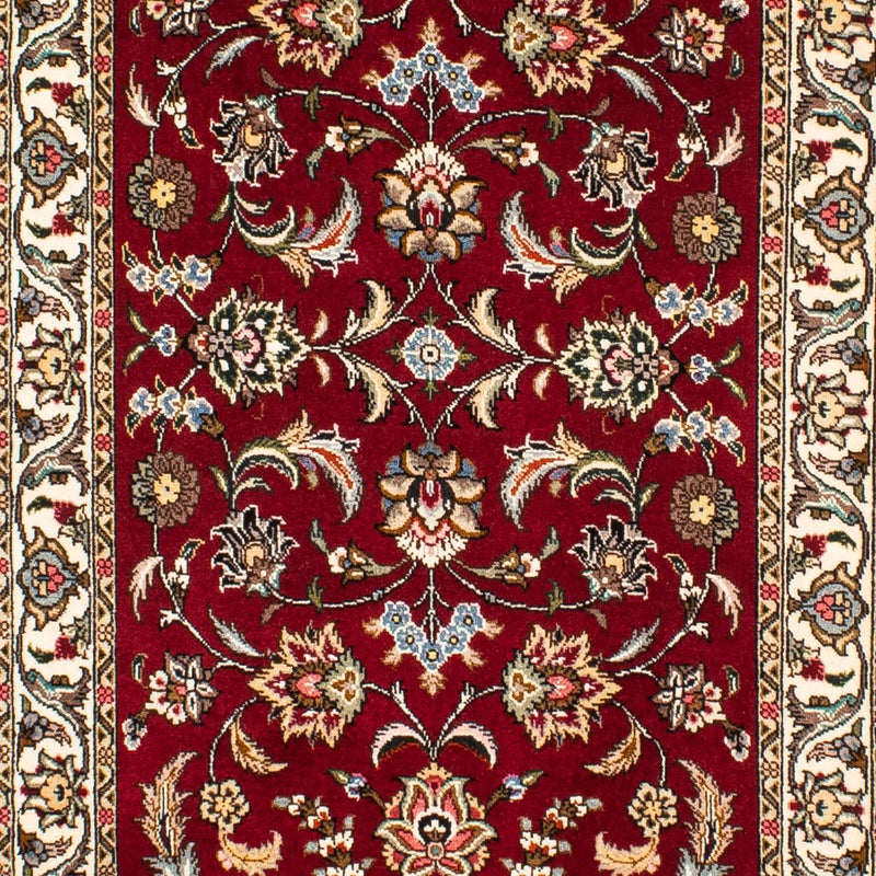 Runner Persisk matta - Tabriz - Royal - 312 x 77 cm - mörkröd
