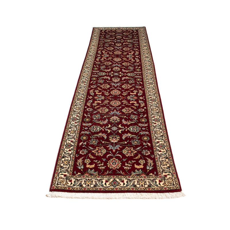 Runner Persisk matta - Tabriz - Royal - 312 x 77 cm - mörkröd