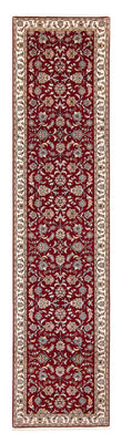 Runner Persisk matta - Tabriz - Royal - 390 x 87 cm - mörkröd