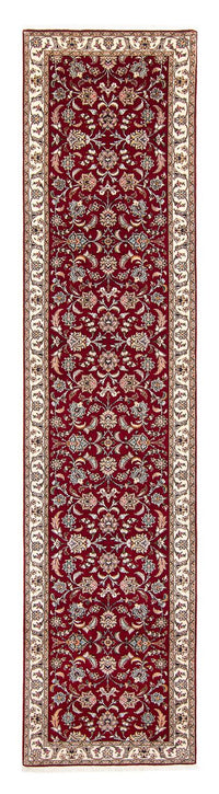 Runner Persisk matta - Tabriz - Royal - 390 x 87 cm - mörkröd